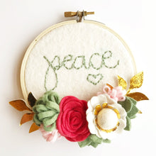 Load image into Gallery viewer, Mini Felt Flower Kit - Strawberry Mint