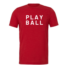 Load image into Gallery viewer, Plume Signature Crewneck Tee "PLAY BALL"