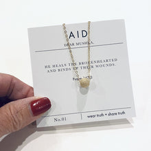Load image into Gallery viewer, Necklace "Aid" Psalm 147:3