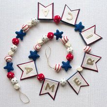 Load image into Gallery viewer, Felt Banner Workshop "AMERICA" Sat June 20th 10AM