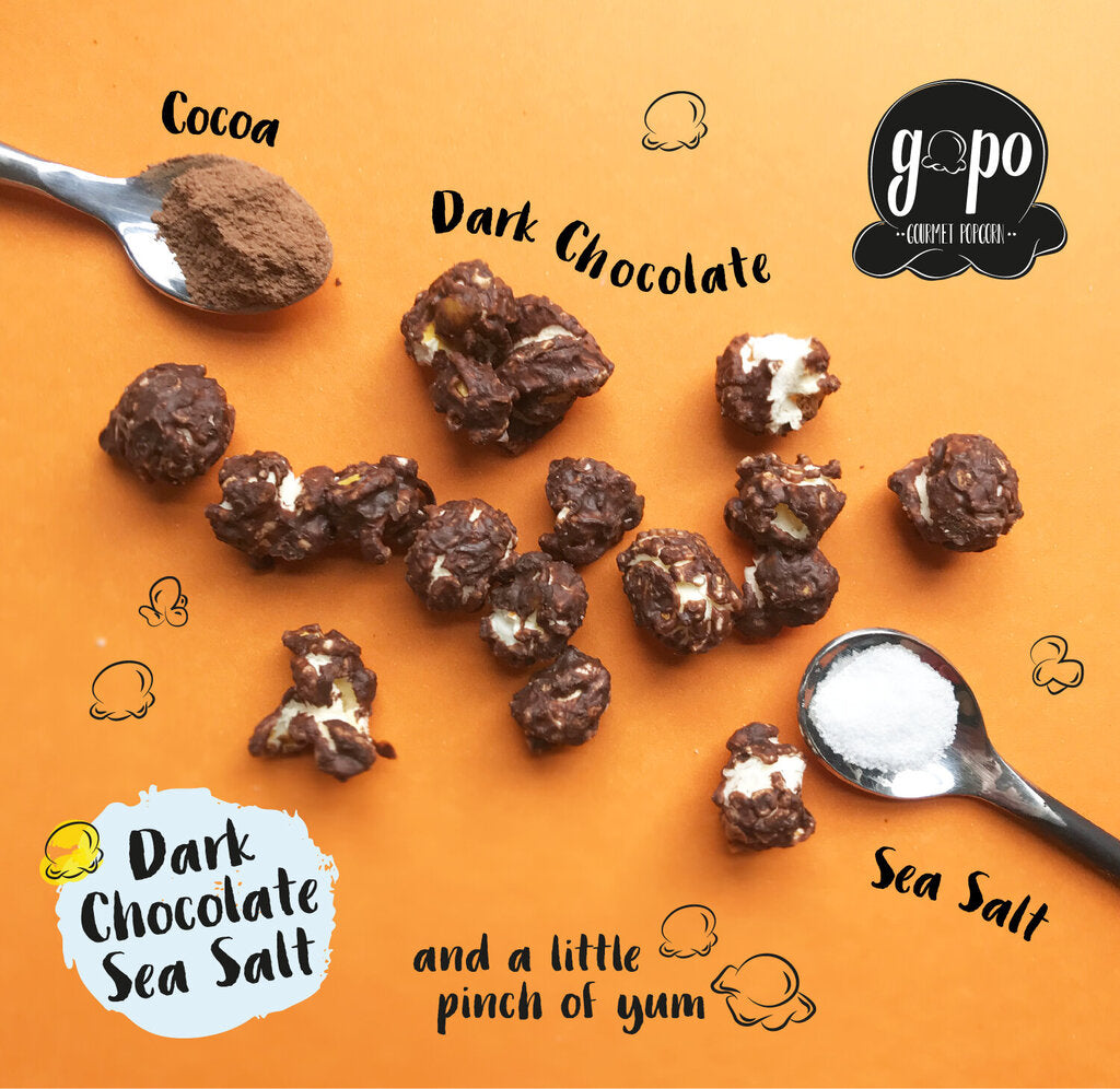 GoPo Gourmet Popcorn Dark Chocolate Sea Salt (Plume Pick-up Only)