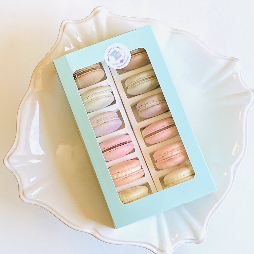 MacKenzie's Blakery Macaron Gift Box Assorted (12 Pack)