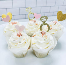 Load image into Gallery viewer, Plume Bake Shoppe Cupcakes “She Said Yes!&quot;
