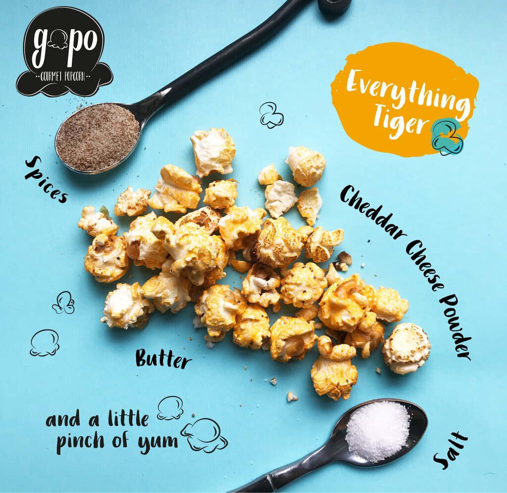 GoPo Gourmet Popcorn Everything Tiger (Plume Pick-up Only)