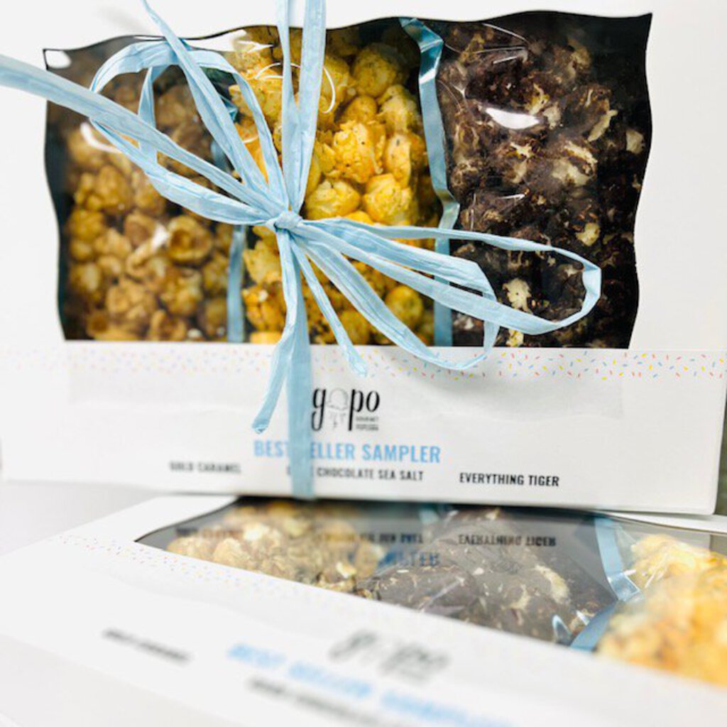 GoPo Gourmet Popcorn Sampler Gift Box (Plume Pick-up Only)