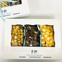 Load image into Gallery viewer, GoPo Gourmet Popcorn Sampler Gift Box (Plume Pick-up Only)
