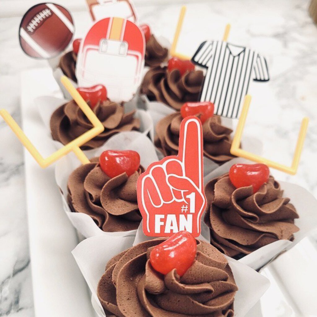 Plume Bake Shoppe Cupcakes “BIG Game Day” Assortment