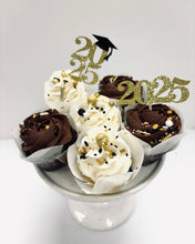 Load image into Gallery viewer, Plume Bake Shoppe Cupcakes “Graduation Trio"
