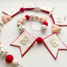Load image into Gallery viewer, Heartgrooves Handmade Banner Garland Kit "Be Mine"
