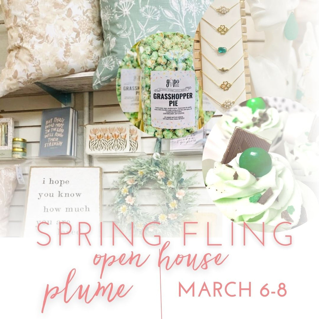 Plume Spring Open House Mar 6th - 8th