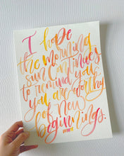 Load image into Gallery viewer, Watercolor Calligraphy Workshop Saturday May 18th 10AM
