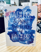 Load image into Gallery viewer, Card &quot;Wait For the Lord&quot;
