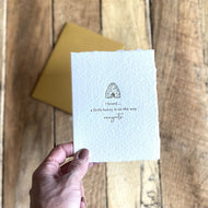 Card Letterpress 