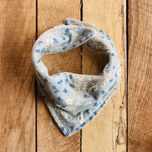 Load image into Gallery viewer, Bandana Bib &quot;Green Floral&quot;
