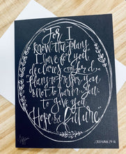 Load image into Gallery viewer, Card &quot;Jeremiah 29:11&quot;
