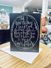 Load image into Gallery viewer, Card &quot;Jeremiah 29:11&quot;
