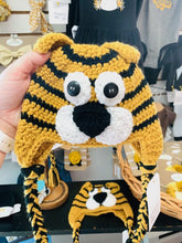 Load image into Gallery viewer, Hand Crocheted Tiger Hat
