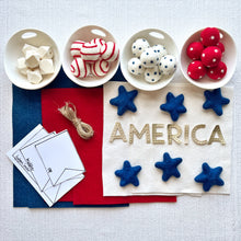 Load image into Gallery viewer, Felt Banner Workshop "AMERICA"  Sat June 20th 10AM
