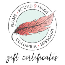 Load image into Gallery viewer, CYBER MONDAY PLUME GIFT CERTIFICATE PROMO!
