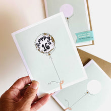 Load image into Gallery viewer, Inklings Card Scratch Off Mint Balloon
