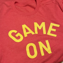 Load image into Gallery viewer, Plume &quot;Game On&quot; Spirit Tee (Red &amp; Gold)

