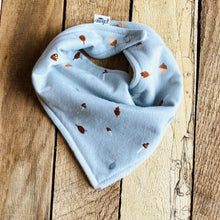 Load image into Gallery viewer, Plume Baby Bandana Bib &quot;Fall Flannel Acorns&quot;
